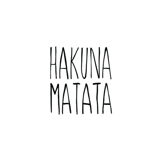 Oh My Ink temporary tattoo - Hakuna Matata