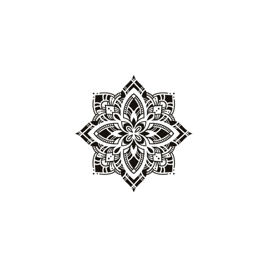 Oh My Ink temporary tattoo - Mandala V1