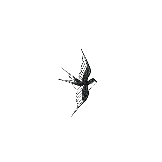 Oh My Ink temporary tattoo - Swallow V1