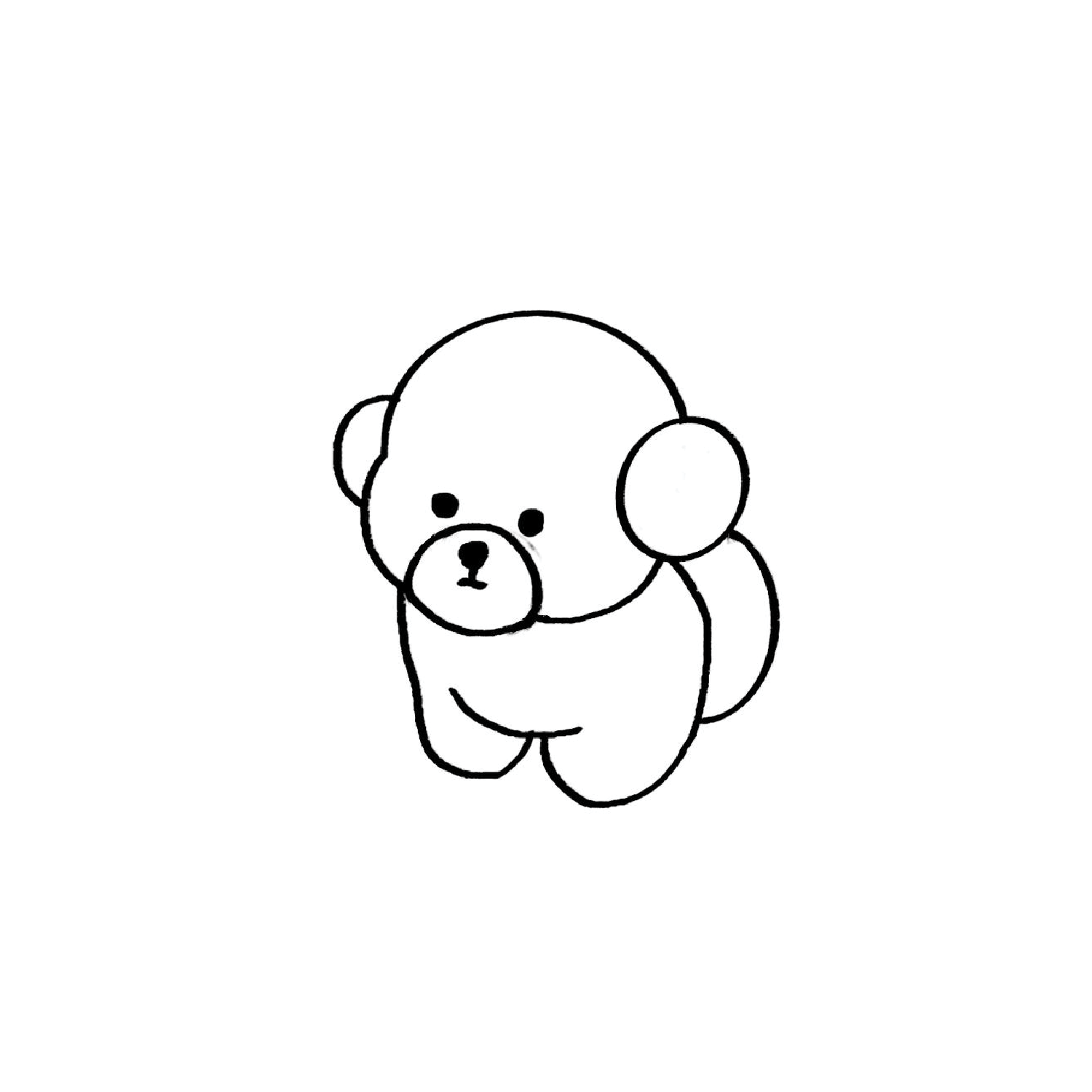 Oh My Ink x SPCA temporary tattoo - Bichon 2