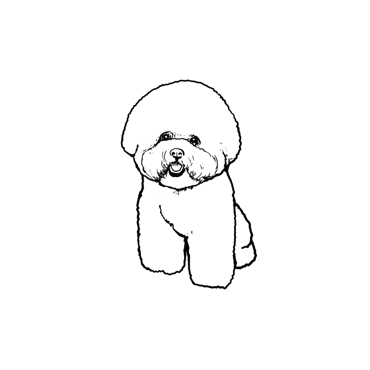 Oh My Ink x SPCA temporary tattoo - Bichon 11