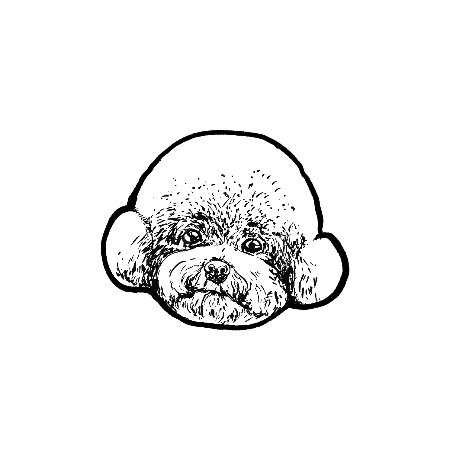 Oh My Ink x SPCA temporary tattoo - Bichon 9