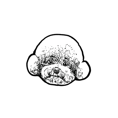 Oh My Ink x SPCA temporary tattoo - Bichon 9